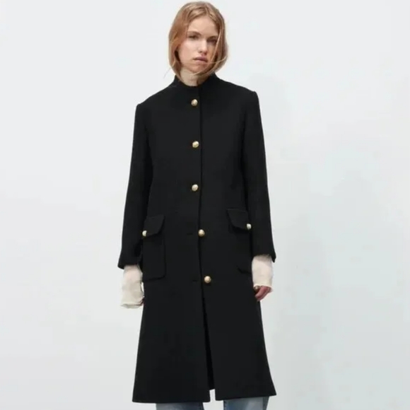 Zara Manteco wool coat - Picture 1 of 10